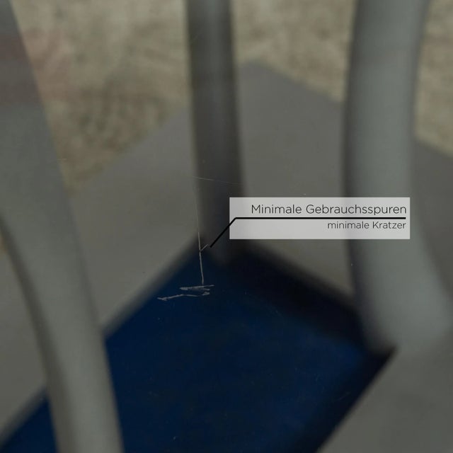 Glass Dining Table in Silver from Rolf Benz For Sale - Image 5 of 9