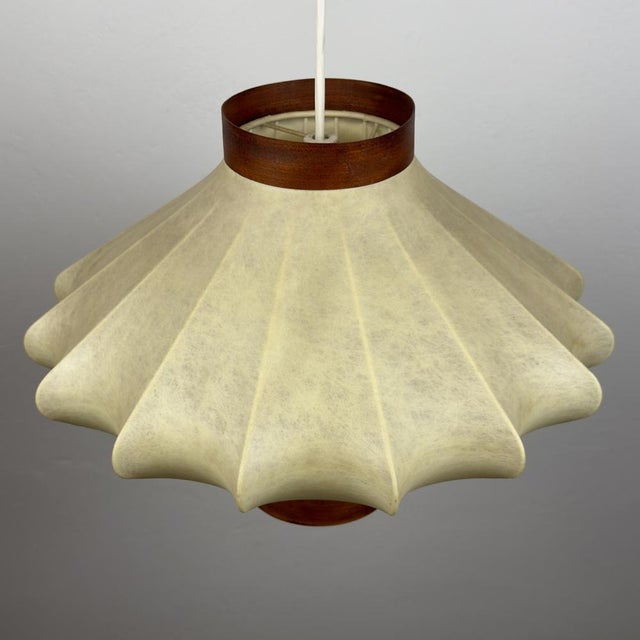 Mid-Century Modern Cocoon Pendant Lamp by Achille Castiglioni, 1960s For Sale - Image 11 of 18