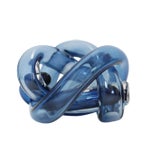 Image of SkLO Wrap Object Glass Knot - Steel Blue For Sale