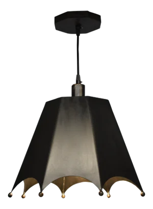 Crown Motif Pendant Light by Douglas Werner for Oblik Studio
