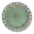 Higgins Plate in Pale Aqua For Sale
