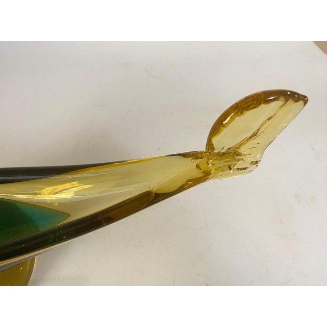 Art Glass Ashtray in Venice Gondola Shaped Italy, 1970 For Sale - Image 12 of 14