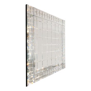 Belcanto Cornice Silver Mini Modular Wall Mirror by GTG Design Couture For Sale