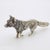 Metal Vintage Italian Handmade Genuine Silver Hunting Fox Figurine Miniature Sculpture For Sale - Image 7 of 11