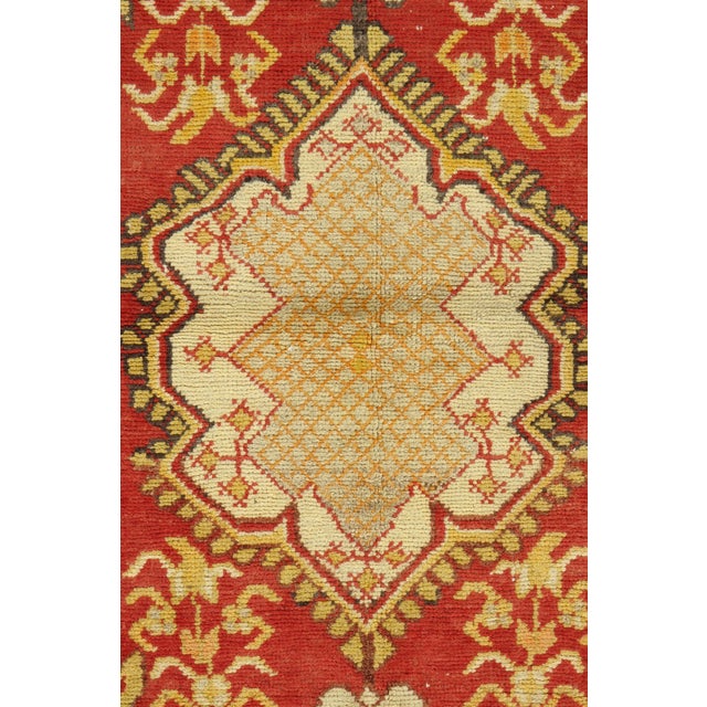 Turkish Vintage Turkish Oushak Area Rug 2ft 10in X 5ft 2in For Sale - Image 3 of 3