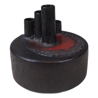 Brutalist Fat Lava Candleholder, 1970s For Sale