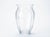 Fluted Glass Vase with Stylized Silhouette, 1960s For Sale - Image 4 of 4