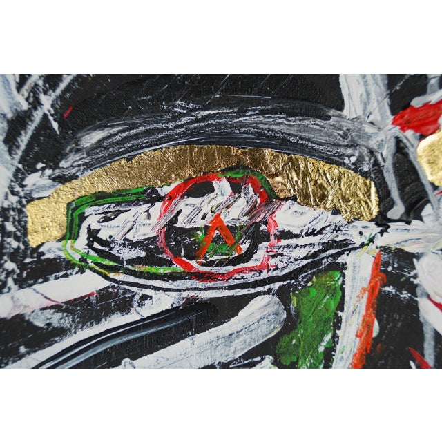 Contemporary "Back to Source: We All From Africa" Contemporary Neo-Expressionist Painting by Sax Berlin For Sale - Image 3 of 6