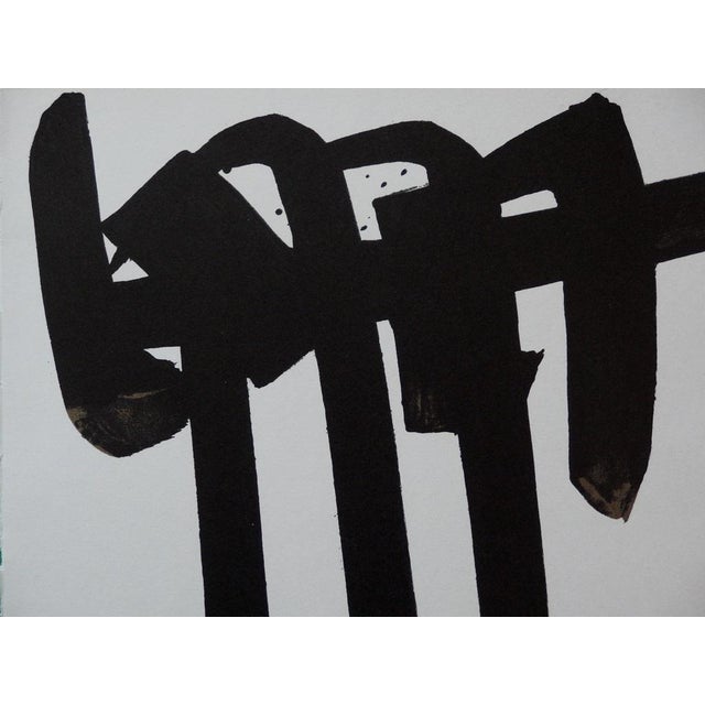 Modern Pierre Soulages, Lithograph N°28, 1970, Original Lithograph For Sale - Image 3 of 5