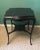 Early 20th Century Black Parlor Table Larger Side Table For Sale - Image 6 of 12