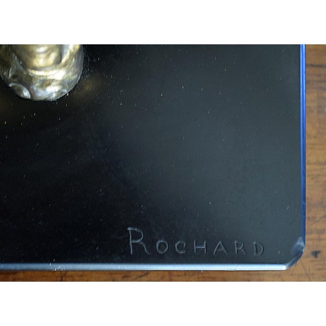 Irénée Rochard, Elephant with Baby, 1920s-1940s, Golden Spelter For Sale - Image 4 of 17