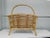 1960s Vintage Mid-Century Bamboo and Rattan Magazine Holder - Franco Albini Style For Sale - Image 5 of 5