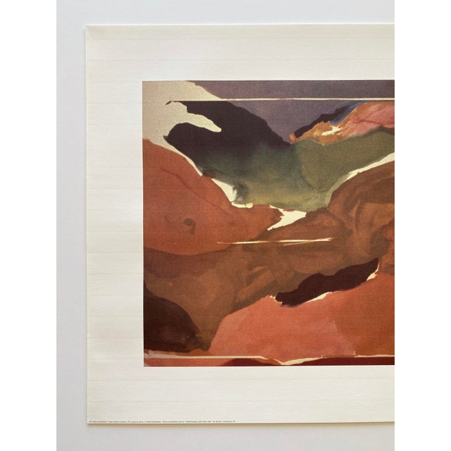 Paper Helen Frankenthaler Abstract Expressionist Fine Art Lithograph Print " Nature Abhors a Vacuum " 1973 For Sale - Image 7 of 12