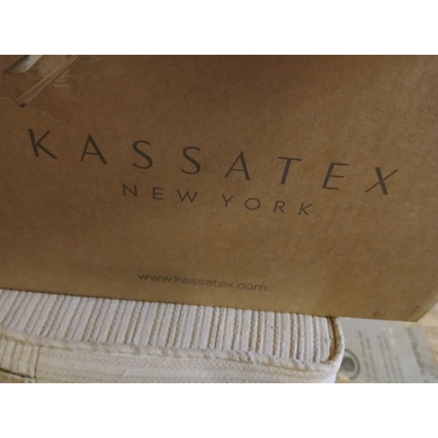 Kassatex Nile Brass Electroplated Gold Waste Basket For Sale In Naples, FL - Image 6 of 8