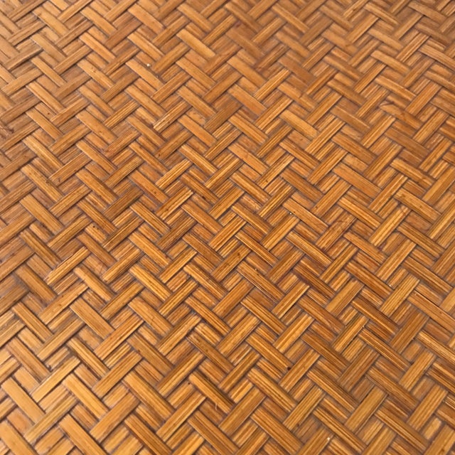 Asian Black Lacquer Woven Box For Sale In Los Angeles - Image 6 of 11