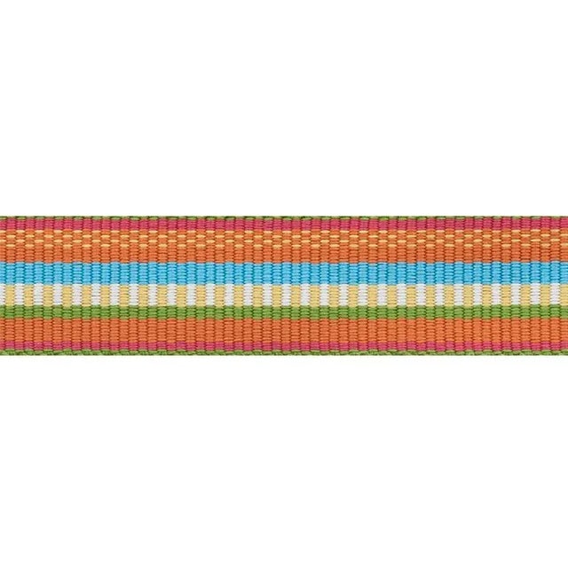 A chic espadrille stripe, this tape is a sophisticated ottoman weave that adds color and texture to any setting, inside or...
