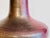 Brown and Ruby ​​Red Studio Ceramic Art Bottleneck Vase by Jürgen Riecke, Germany, 1960s For Sale - Image 4 of 15
