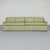 Vintage Oversized Mid-Century Green Upholstered Sofa | Circa 1970s For Sale - Image 4 of 17