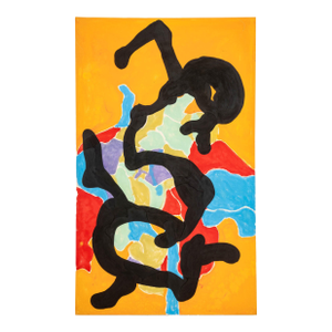 Jack Roth "Rope Dancer 17" Acrylic on Canvas, 1980
