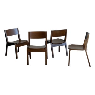 Vintage Thonet Dining Chairs — Set of 4 For Sale