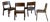 Vintage Thonet Dining Chairs — Set of 4 For Sale