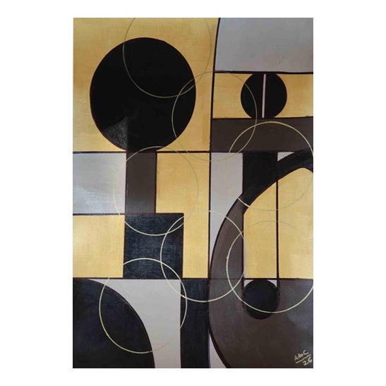 Anna Maria Caboni, Geometry 4, Acrylic Painting, 2026 For Sale