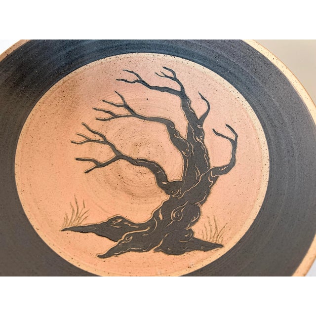 1980s 1980's Vintage Sertz Art Pottery Bowl For Sale - Image 5 of 10