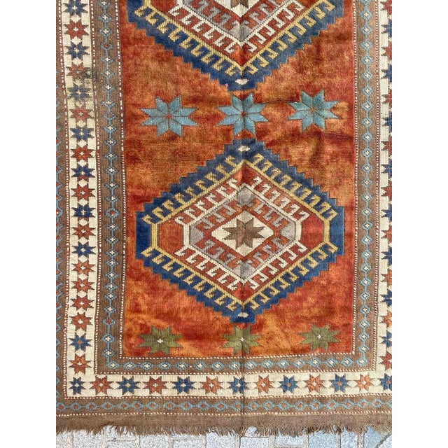 Vintage Turkish Kars Rug, 1970s For Sale - Image 4 of 18