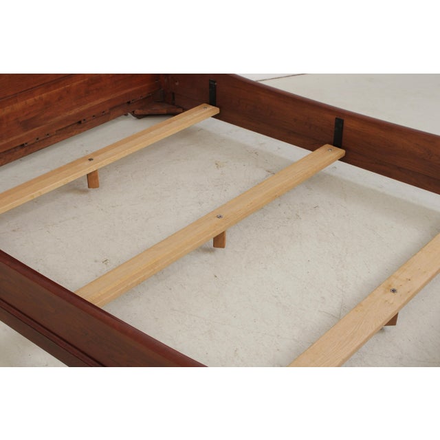 Stickley Cherry LaRochelle Queen Size Sleigh Bed For Sale - Image 12 of 18
