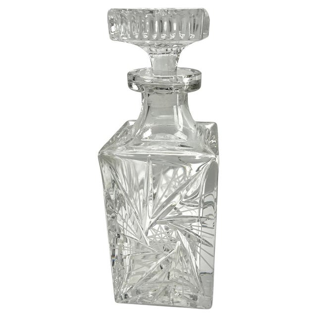 Val saint lambert cut-crystal decanter, 20th century looks simply stunning. Val saint lambert is a belgian crystal...