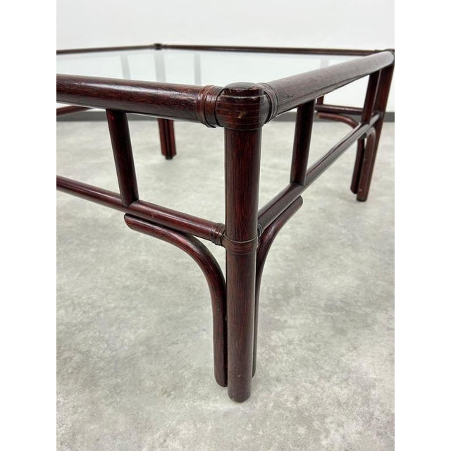1970s Mid-Century Modern Bamboo Low Table from Gervasoni, 1970s For Sale - Image 5 of 9