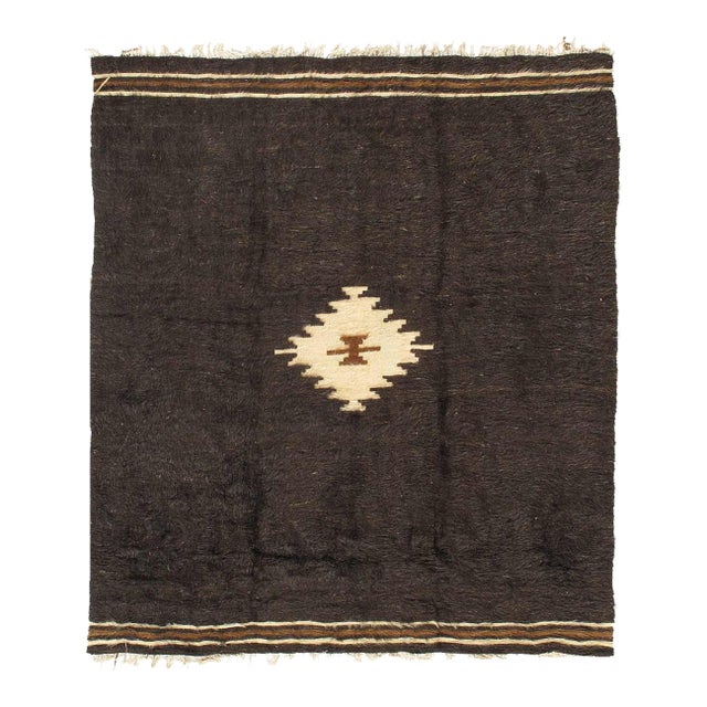 Antique Mohair Wool Navajo Design For Sale