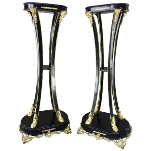19th Century, Goat Feet Pedestals
