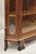 Antique Victorian Renaissance Oak Glass Door Carved Curio Corner China Cabinet For Sale - Image 11 of 12