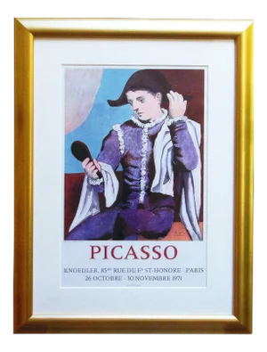 1970s Signed Pablo Picasso Knoedler Gallery Poster, Framed
