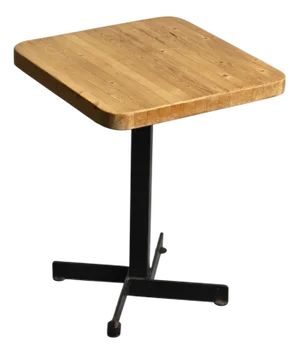 Square Table by Charlotte Perriand for Les Arcs, 1970s
