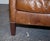 Vintage Brown Heritage Leather Reading Lounge Armchair in the style of Halo and Timothy Oulton For Sale - Image 14 of 16