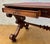 Baroque Spanish Baroque Revival Writing Table with Lyre Legs and Leather Top, 1920s For Sale - Image 3 of 10