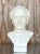 Mid 20th Century Vintage Boho Glazed Plaster Bust of Man For Sale - Image 5 of 6