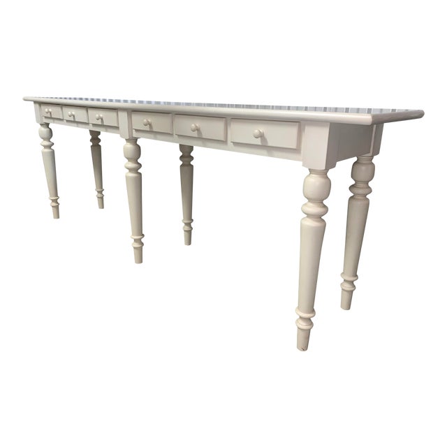Tivoli Console Table Pottery Barn Ivory Chairish