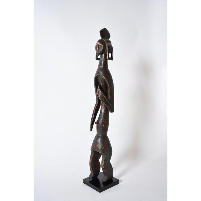 Anthropomorphic African Wooden Sculpture, 1970s For Sale - Image 3 of 6