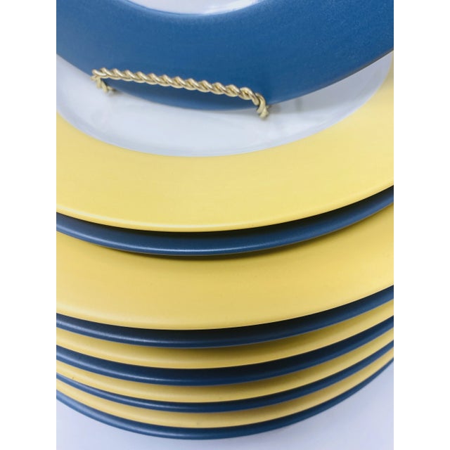 Noritake 2000s Noritake Colorwave Rim Stoneware Plates- Set of 11 For Sale - Image 4 of 6