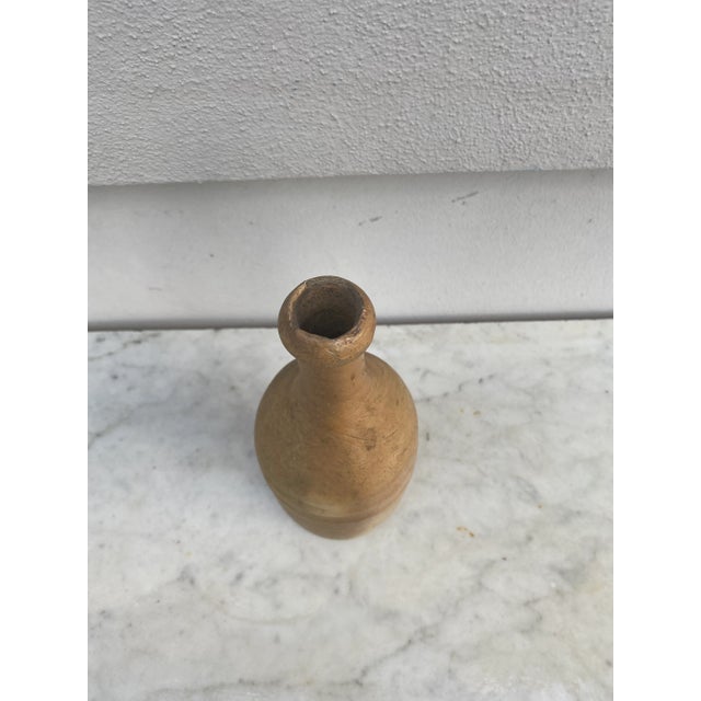 19th Century French Pottery Cider Bottle From Normandy For Sale - Image 4 of 6