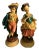 Vintage Borghese Chalkware Boy & Girl Statues - a Pair For Sale