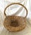 Farmhouse Vintage Wicker/Willow Gathering Basket For Sale - Image 3 of 9