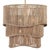 Transitional Nimes Drum Chandelier, Natural For Sale - Image 3 of 5