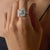 1930s 1930s Art Deco Gia 1.41 Carat Old European Cut Diamond Platinum Ring, Size 6 For Sale - Image 5 of 6