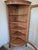 Early 20th Century Antique Oak Corner Curio Cabinet For Sale - Image 5 of 13