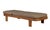 Eclipse Outdoor Solid Teak Wood Sun Lounger - Light Brown Fabric For Sale In Chicago - Image 6 of 9