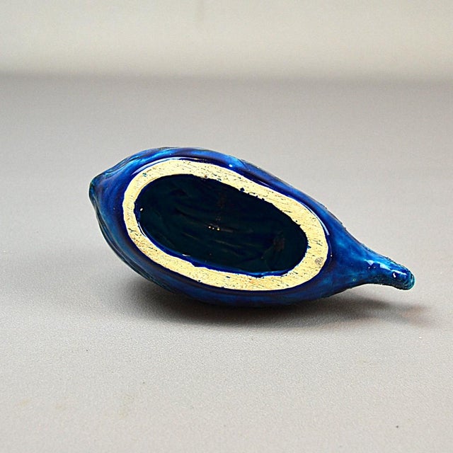Blue Rimini Blu Fish Figurine by Aldo Londi for Bitossi, 1960s For Sale - Image 8 of 12